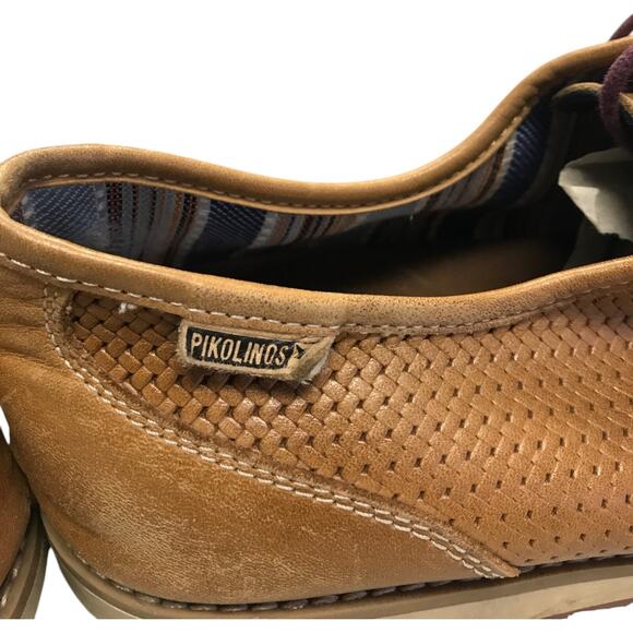 Pikolinos by Johnston and Murphy Oxford Dress Shoes Tan Men\'s Size 44 Lace Up main image 5